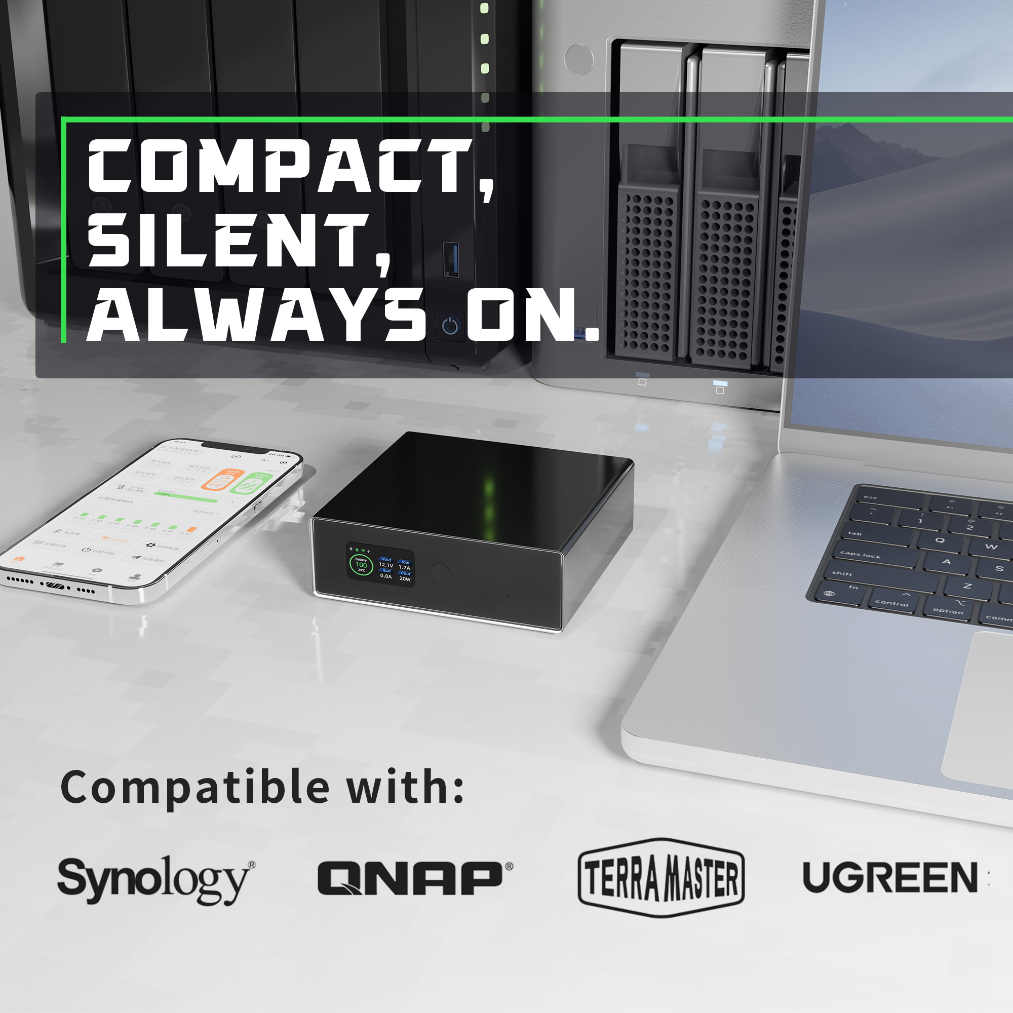 W180 UPS: Smarter, More Powerful UPS for Protecting Your NAS